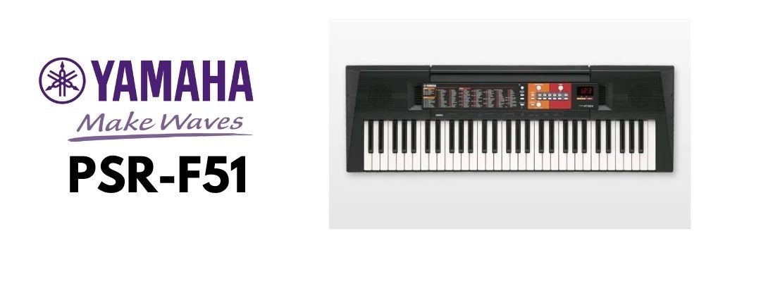 Recursos do teclado arranjador PSR-F51 Yamaha